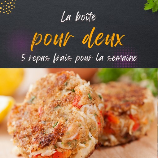 a. Boîte pour deux - 5 repas frais pour la semaine (2 au 7 juin)