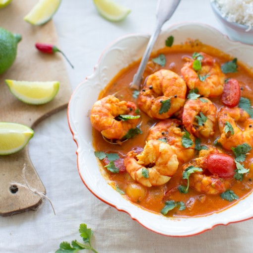 a3. menu de la semaine - Crevettes à l'Espagnol